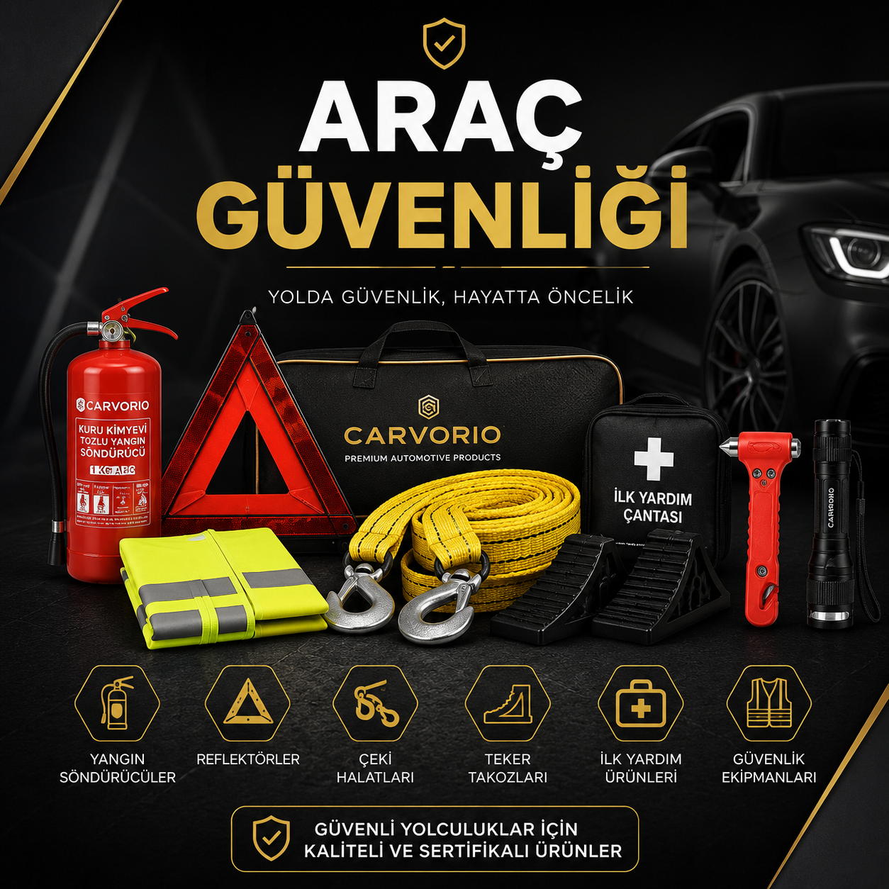 CARVORIO Araç Güvenliği koleksiyon görseli